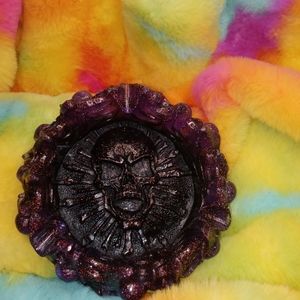 Ashtray Resin Skull